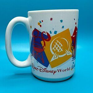 VTG Disney World Parks Mickey Mouse Ceramic 12oz Mug Studios Epcot Magic Animal